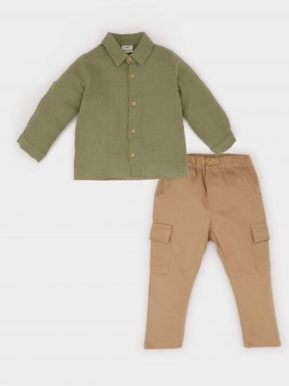 ست لباس نوزادی پسرانه دفکتو