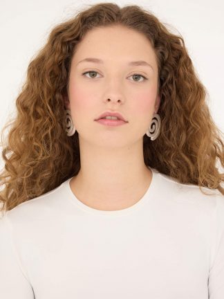 گوشواره زنانه نقره ای دفکتو