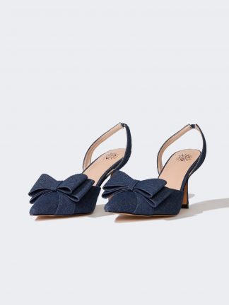 کفش پاشنه بلند زنانه آبی دفکتو