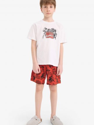 ست لباس راحتی پسرانه سفید دفکتو