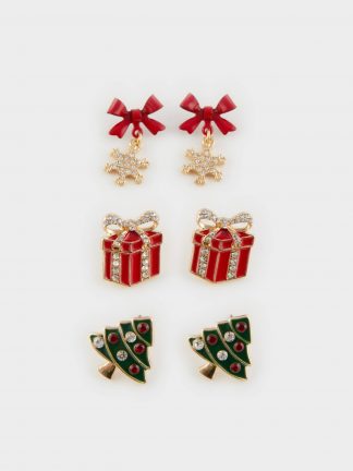 گوشواره زنانه چند رنگ دفکتو