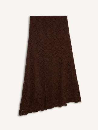 دامن ماکسی قهوه ای دفکتو