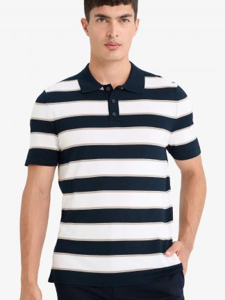 پولوشرت مردانه سرمه ای دفکتو