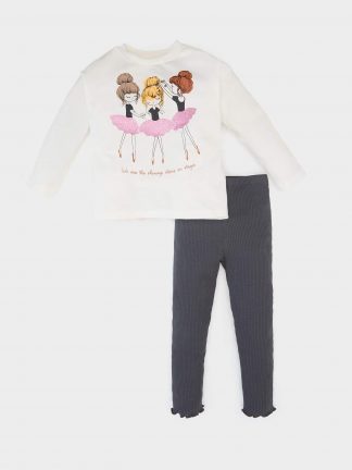 ست لباس نوزاد دختر بژ دفکتو