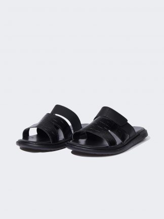 دمپایی مردانه مشکی دفکتو