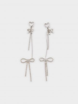 گوشواره زنانه نقره ای دفکتو