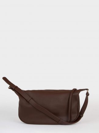 کیف دوشی زنانه قهوه ای دفکتو