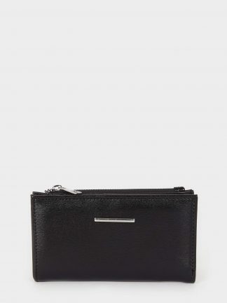 کیف پول زنانه مشکی دفکتو