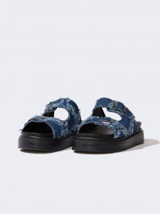 دمپایی زنانه آبی دفکتو