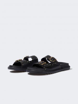 دمپایی زنانه مشکی دفکتو