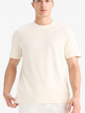 تی شرت مردانه بژ دفکتو