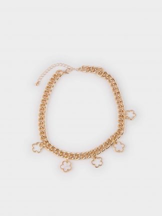 گردنبند زنانه سفید دفکتو