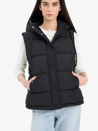 جلیقه زنانه مشکی دفکتو