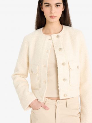 پالتو زنانه بژ دفکتو