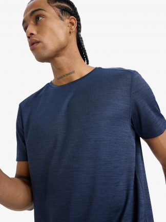 تی شرت مردانه سرمه ای دفکتو