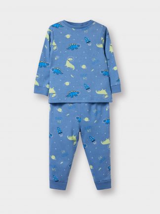 لباس راحتی نوزاد پسر آبی دفکتو