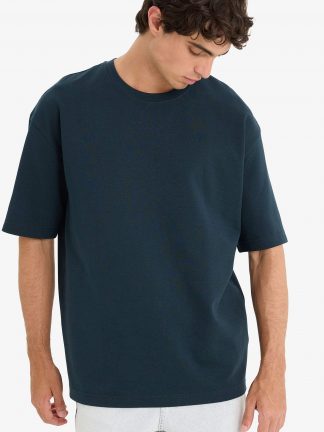 تی شرت مردانه سرمه ای دفکتو