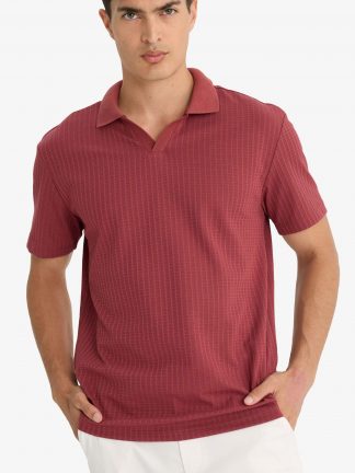 پولوشرت مردانه قهوه ای روشن دفکتو