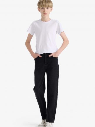 شلوار جین پسرانه مشکی دفکتو