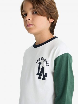 ست لباس راحتی پسرانه سفید دفکتو