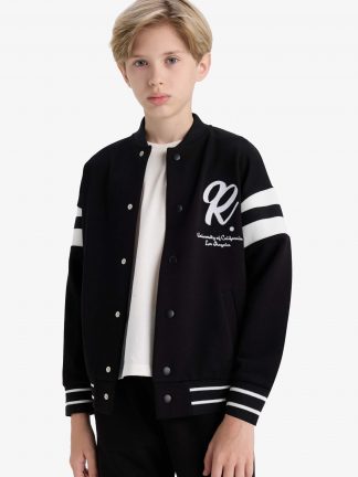 ژاکت پسرانه مشکی دفکتو