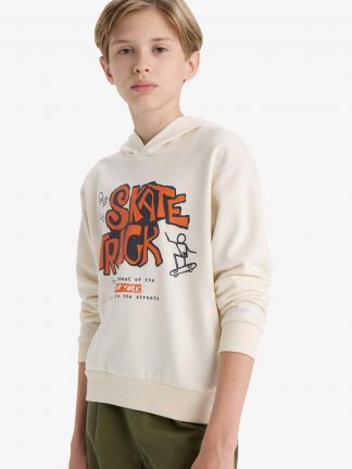 سویشرت پسرانه بژ دفکتو