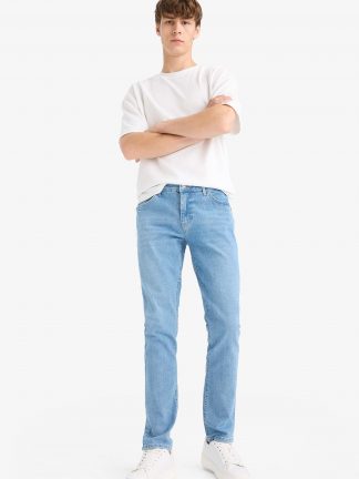 شلوار جین مردانه آبی روشن دفکتو