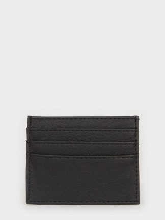 کیف پول و کارت مردانه مشکی دفکتو