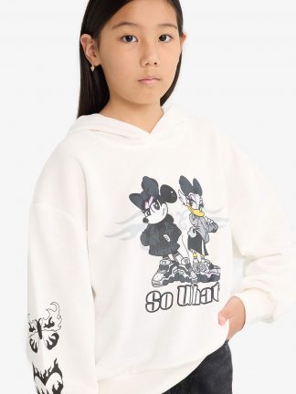 هودی دخترانه بژ دفکتو