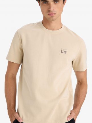 تی شرت مردانه بژ دفکتو