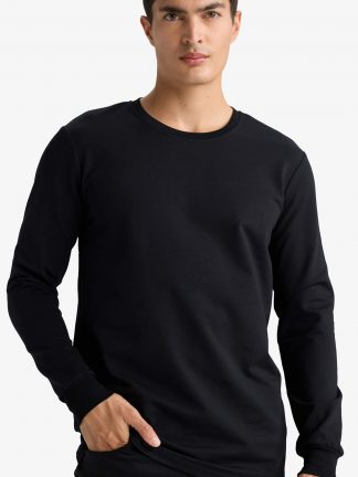 تی شرت آستین بلند مردانه مشکی دفکتو