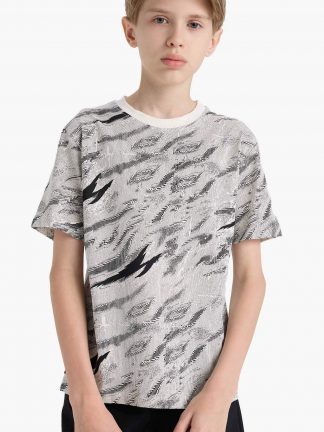 تی شرت پسرانه سفید دفکتو