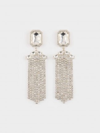 گوشواره زنانه نقره ای دفکتو