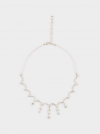 گردنبند زنانه نقره ای دفکتو