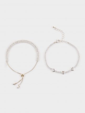 دستبند و النگو نقره ای دفکتو