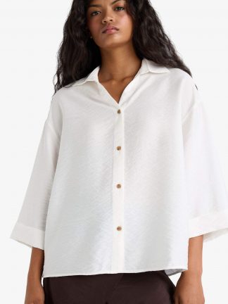 شومیز زنانه بژ دفکتو