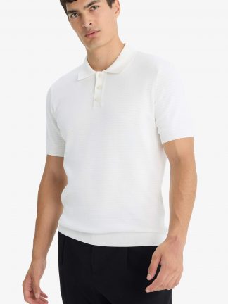 پولوشرت مردانه بژ دفکتو