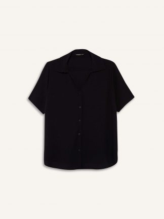 شومیز زنانه مشکی دفکتو