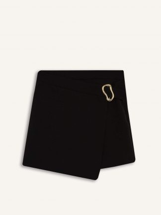 دامن زنانه مشکی دفکتو