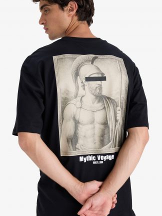 تی شرت مردانه مشکی دفکتو