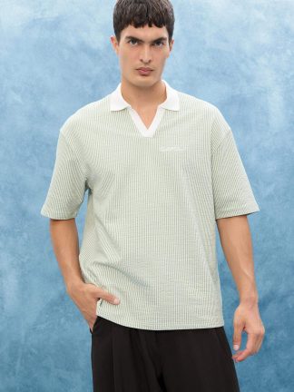 پولوشرت مردانه نعنایی دفکتو