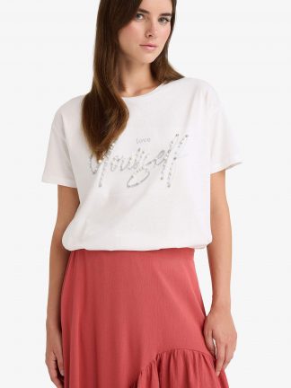 تیشرت زنانه بژ دفکتو