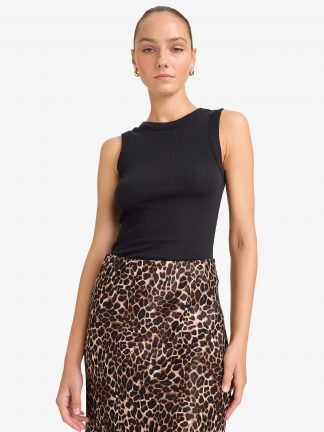 تاپ زنانه مشکی دفکتو