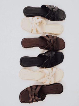 دمپایی زنانه مشکی دفکتو