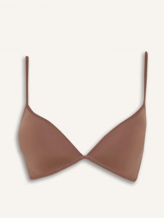 سوتین زنانه قهوه ای روشن دفکتو