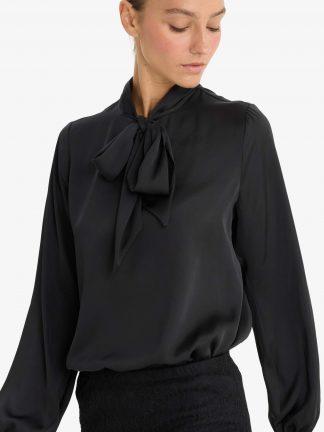 بلوز زنانه مشکی دفکتو