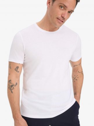 تی شرت مردانه سفید دفکتو