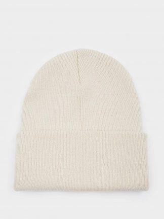 کلاه بافت زنانه بژ دفکتو