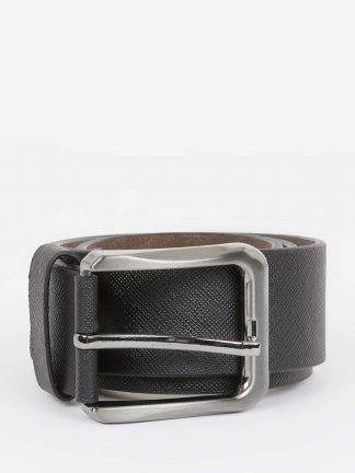 کمربند مردانه مشکی دفکتو