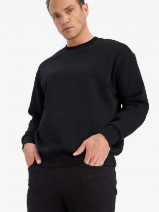 سویشرت مردانه مشکی دفکتو